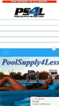 Mobile Screenshot of poolsupply4less.com